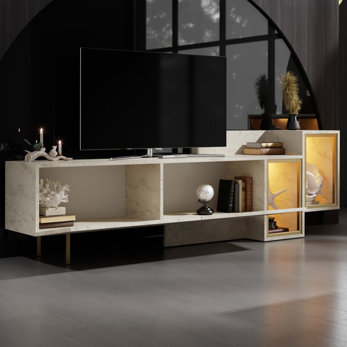 Hanah Home Tenon - Travertino, Gold